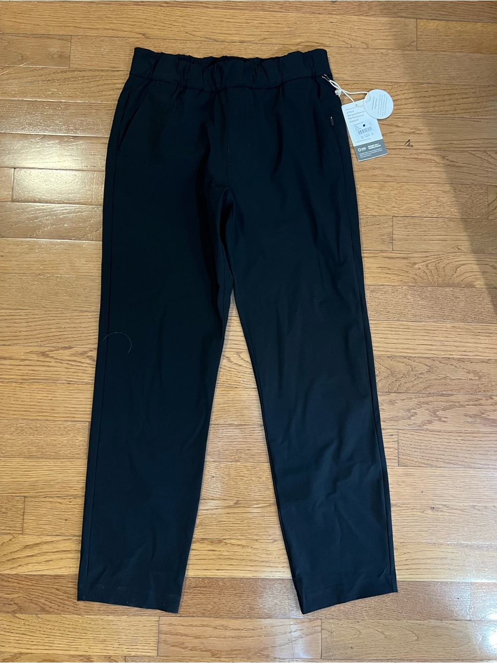 Vuori Black Track Pants with Elastic Waist - Picture 2 of 3